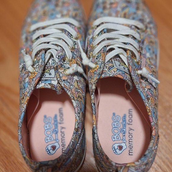 Skechers BOBS Cartoon Print Sneakers - Multicolor - Picture 2 of 5